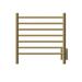 Amba Products RWHS-SPG Radiant 7-Bar Small Hardwired Plug-in Combo Towel Warmer - 4.75 x 20.5 x 20.125 in. - Polished Gold Finish
