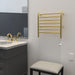 Amba Products RWHS-SPG Radiant 7-Bar Small Hardwired Plug-in Combo Towel Warmer - 4.75 x 20.5 x 20.125 in. - Polished Gold Finish