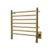 Amba Products RWHS-SPG Radiant 7-Bar Small Hardwired Plug-in Combo Towel Warmer - 4.75 x 20.5 x 20.125 in. - Polished Gold Finish