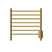 Amba Products RWHS-SSB Radiant 7-Bar Small Hardwired Plug-in Combo Towel Warmer - 4.75 x 20.5 x 20.125 in. - Satin Brass Finish