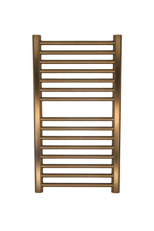 Amba Products S2132BB Sirio 12-Bar Hardwired Towel Warmer - 4 x 21.5 x 33.125 in. - Brushed Bronze Finish