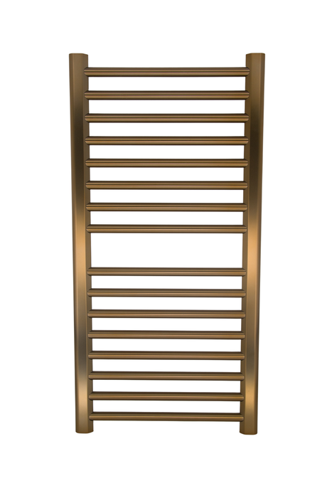 Amba Products S2142BB Sirio 16-Bar Hardwired 21 W Towel Warmer - 4 x 21.5 x 42.625 in. - Brushed Bronze Finish