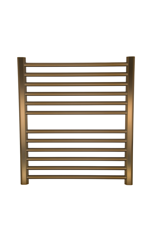 Amba Products S2932BB Sirio 12-Bar Hardwired 29 W Towel Warmer - 4 x 29.375 x 33.125 in. - Brushed Bronze Finish