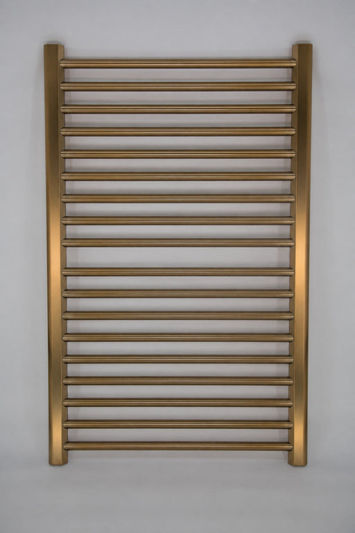 Amba Products S2942BB Sirio 16-Bar Hardwired 29 W Towel Warmer - 4 x 29.375 x 42.625 in. - Brushed Bronze Finish