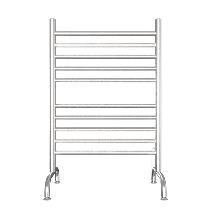 Amba Products SAFSB-24 Solo 24-Inch Freestanding Towel Warmer - 11.875 x 23.625 x 38 in. - Brushed Finish