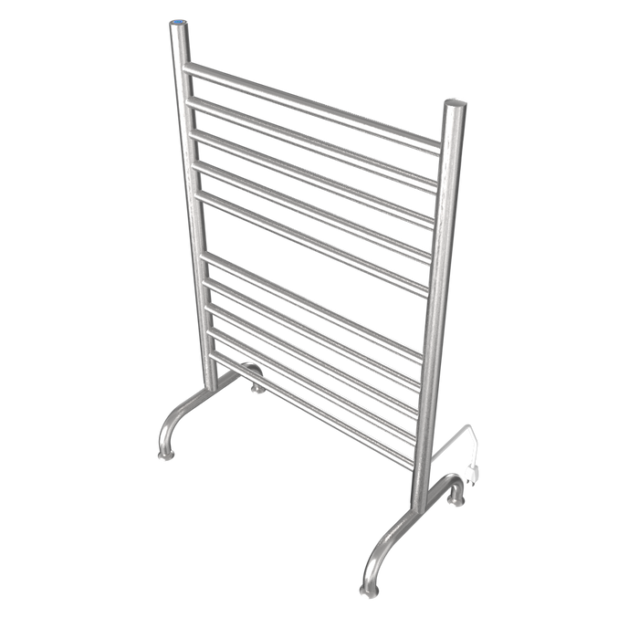 Amba Products SAFSB-24 Solo 24-Inch Freestanding Towel Warmer - 11.875 x 23.625 x 38 in. - Brushed Finish