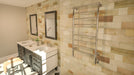 Amba Products T-2040PN Traditional Model 8-Bar Hardwired Towel Warmer - 5.375 x 21.125 x 43.25 in. - Polished Nickel Finish