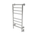 Amba Products T-2040PN Traditional Model 8-Bar Hardwired Towel Warmer - 5.375 x 21.125 x 43.25 in. - Polished Nickel Finish
