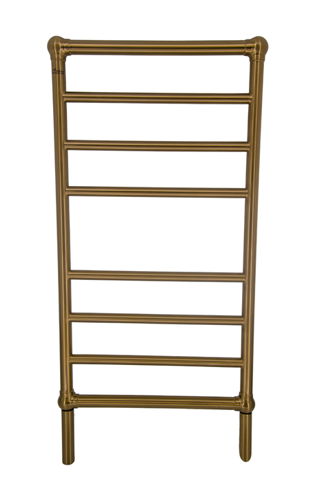 Amba Products T-2040BB Traditional Model 8-Bar Hardwired Towel Warmer - 5.375 x 21.125 x 43.25 in. - Brushed Bronze Finish