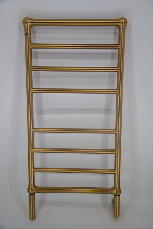 Amba Products T-2040BB Traditional Model 8-Bar Hardwired Towel Warmer - 5.375 x 21.125 x 43.25 in. - Brushed Bronze Finish