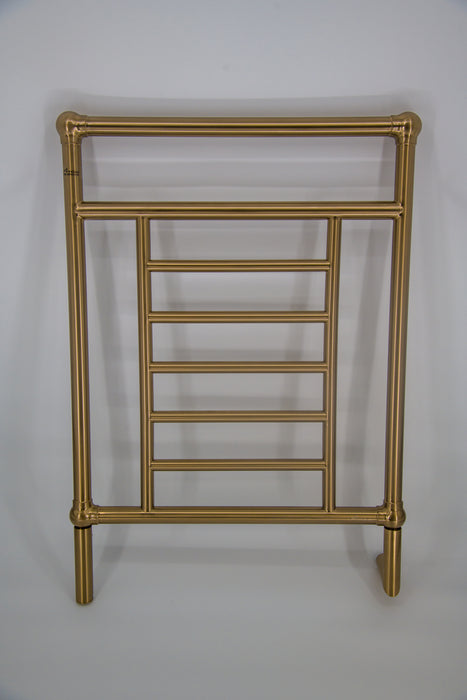 Amba Products T-2536BB Traditional Model 8-Bar Hardwired Towel Warmer - 5.375 x 25.25 x 36.375 in. - Brushed Bronze Finish