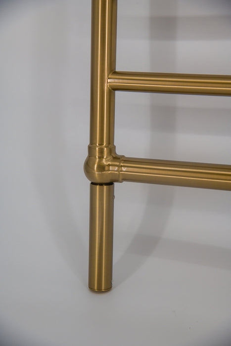 Amba Products T-2040BB Traditional Model 8-Bar Hardwired Towel Warmer - 5.375 x 21.125 x 43.25 in. - Brushed Bronze Finish