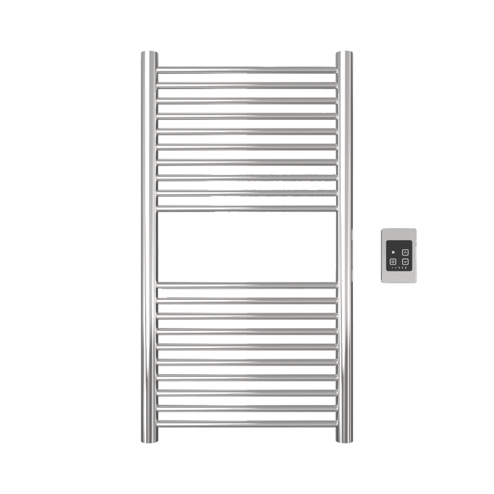 Amba Products A2036P Antus 20-Bar Hardwired Towel Warmer - 4.125 x 20.375 x 37.75 in. - Polished Finish