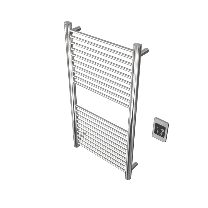 Amba Products A2036P Antus 20-Bar Hardwired Towel Warmer - 4.125 x 20.375 x 37.75 in. - Polished Finish