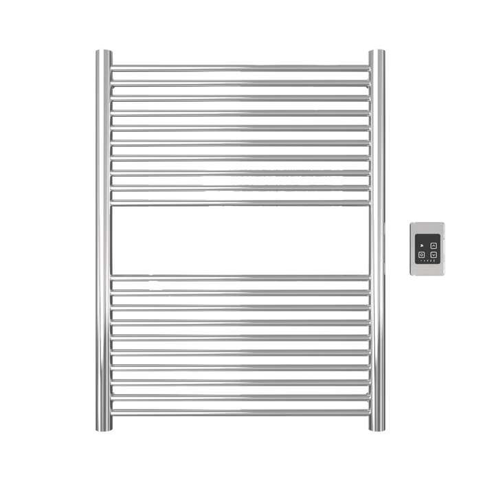 Amba Products A2836P Antus 20-Bar Hardwired Towel Warmer - 4.125 x 28.25 x 37.75 in. - Polished Finish