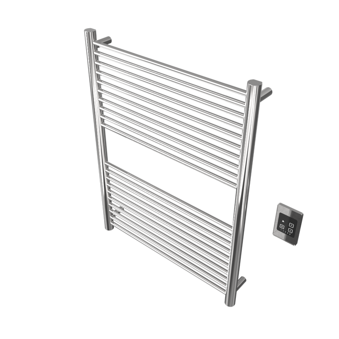 Amba Products A2836P Antus 20-Bar Hardwired Towel Warmer - 4.125 x 28.25 x 37.75 in. - Polished Finish