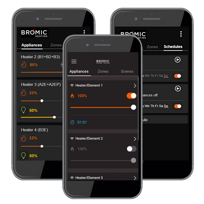 BROMIC BH8380061 Part Accessory Affinity Smart-Heat Control Eclipse Portable - x x in. - White