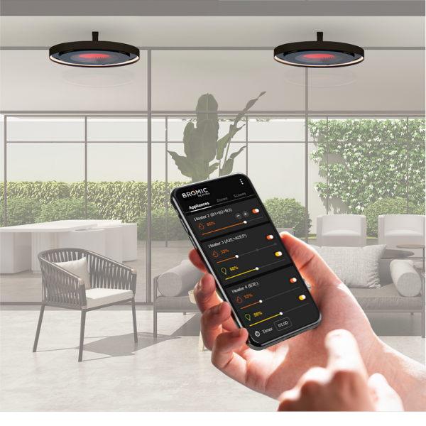 BROMIC BH3130063 Part Accessory Affinity Smart-Heat Control Dimmer 5CH 30KW 6KWCH - 19.7 x 13.4 x 10 in. - White