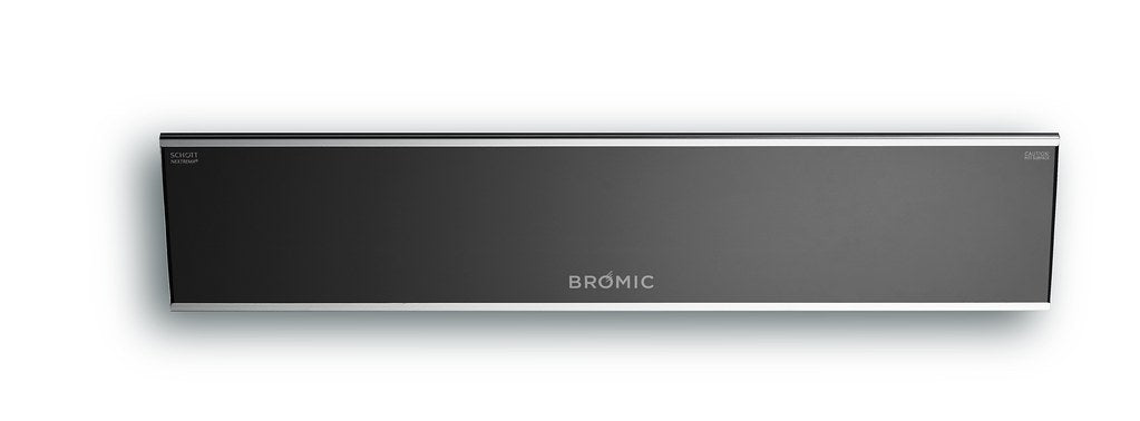 BROMIC BH0320005 Platinum Smart-heat Electric 3400W 220V-240V Infrared Radiant Patio Heater - 50.2 x 2 x 7 in. - Black