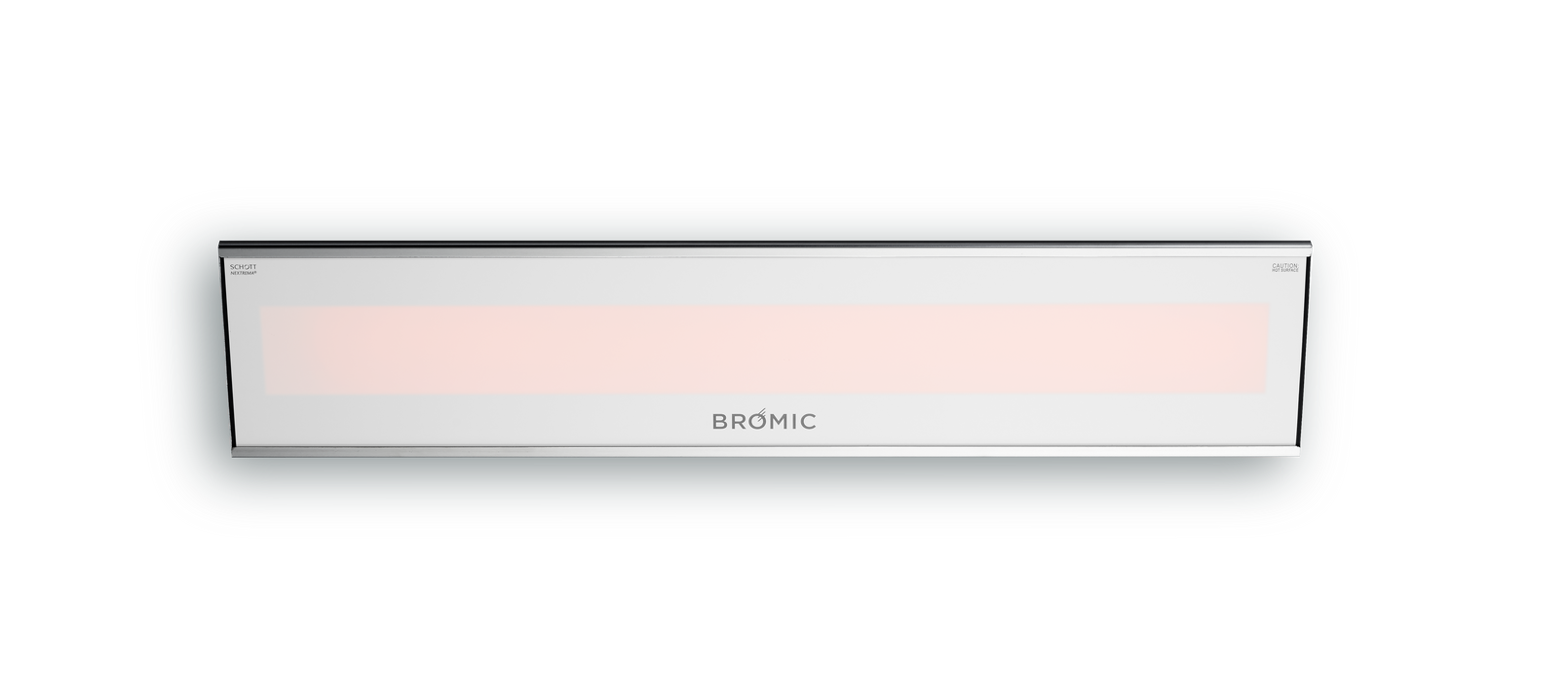 BROMIC BH0320018 Platinum Smart-heat Electric Marine 3400W 220V-240V Infrared Radiant Patio Heater - 50.2 x 2 x 7 in. - White