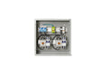 Infratech 14 4710 20B CP-12000-2X Dual Contactor Panel w/ Timer w/ 20AMP Breaker - Gray Color