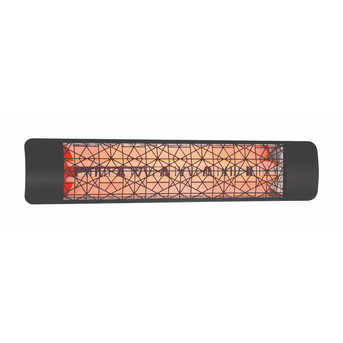 Innova Eurofase EF40208B4 4000 Watts EF40 Series Electric Infrared Patio Heater 208V 39.38 in. x 9.38 in. x 8.18 in. - Black