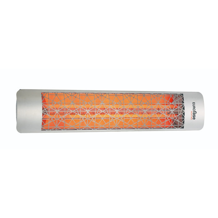 Innova Eurofase EF40277S4 4000 Watts EF40 Series Electric Infrared Patio Heater 277V 39.38 in. x 9.38 in. x 8.18 in. - Stainless Steel