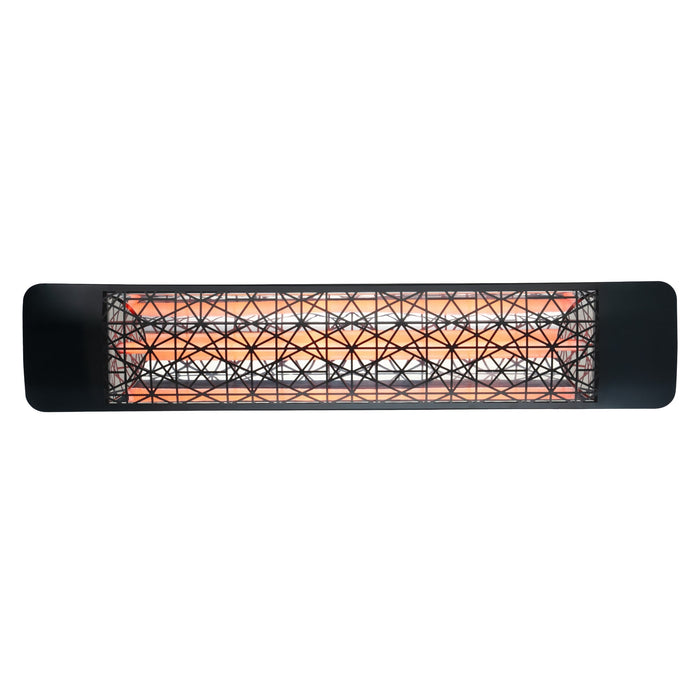 Innova Eurofase EF20277B4 2000 Watts EF20 Series Electric Infrared Patio Heater 277V 39.38 in. x 9.38 in. x 8.18 in. - Black