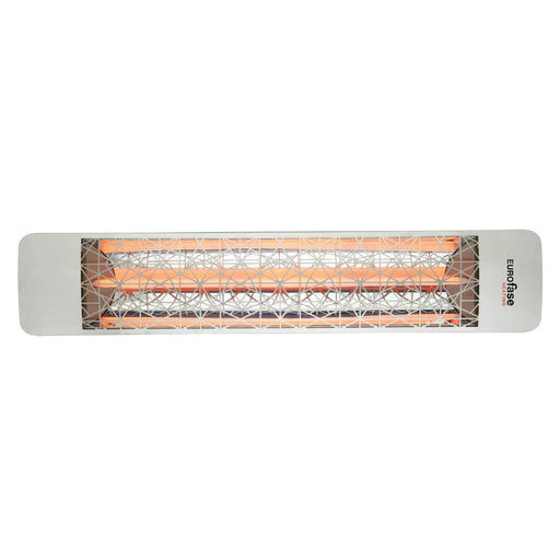 Innova Eurofase EF25480S4 2500 Watts EF25 Series Electric Infrared Patio Heater 480V 39.38 in. x 9.38 in. x 8.18 in. - Stainless Steel