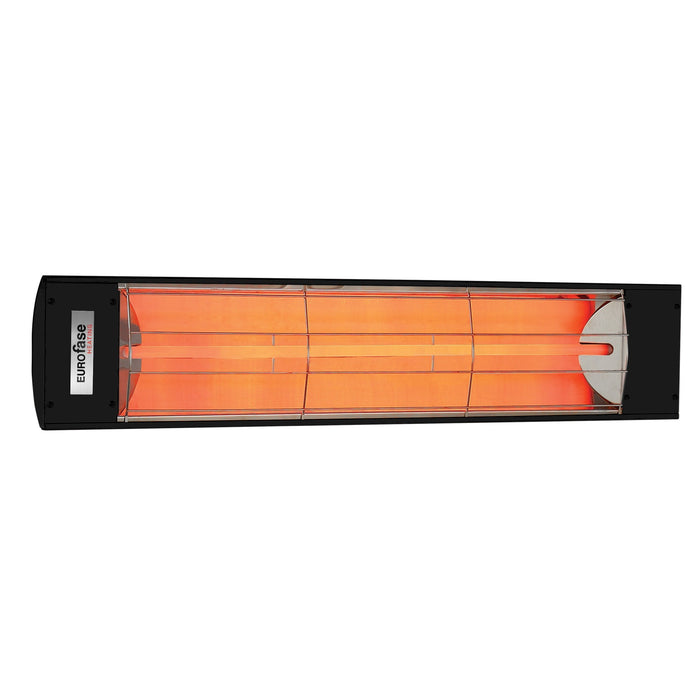 Innova Eurofase EF25480B 2500 Watts EF25 Series Electric Infrared Patio Heater 480V 39.38 in. x 9.38 in. x 8.18 in. - Black