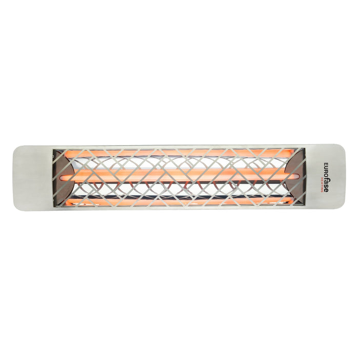 Innova Eurofase EF30240S1 3000 Watts EF30 Series Electric Infrared Patio Heater 240V 61.25 in. x 9.38 in. x 8.18 in. - Stainless Steel