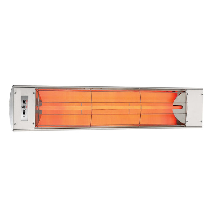 Innova Eurofase EF15120S 1500 Watts EF15 Series Electric Infrared Patio Heater 120V 39.38 in. x 9.38 in. x 8.18 in. - Silver