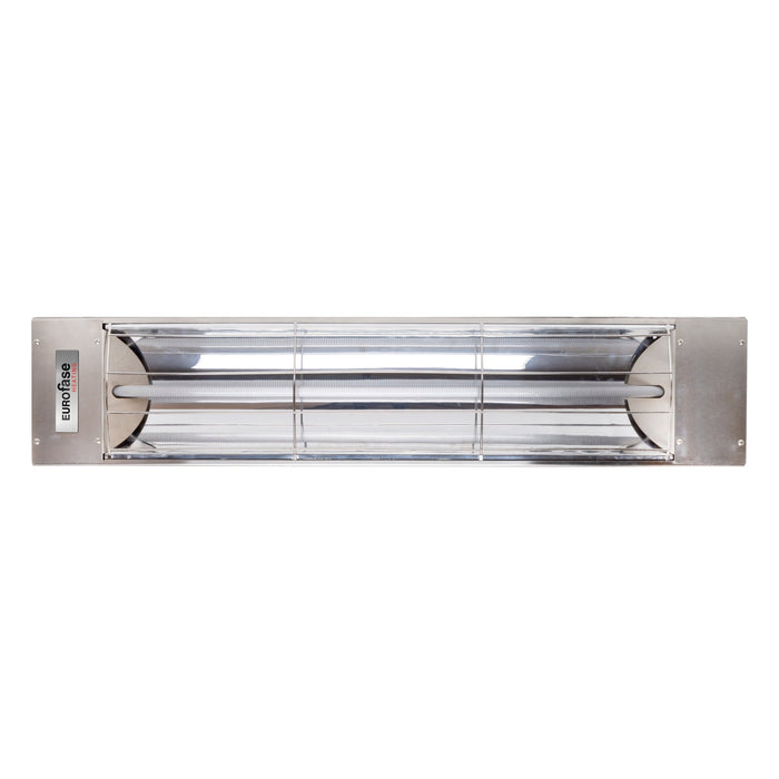 Innova Eurofase EF30277S 3000 Watts EF30 Series Electric Infrared Patio Heater 277V 61.25 in. x 9.38 in. x 8.18 in. - Stainless Steel