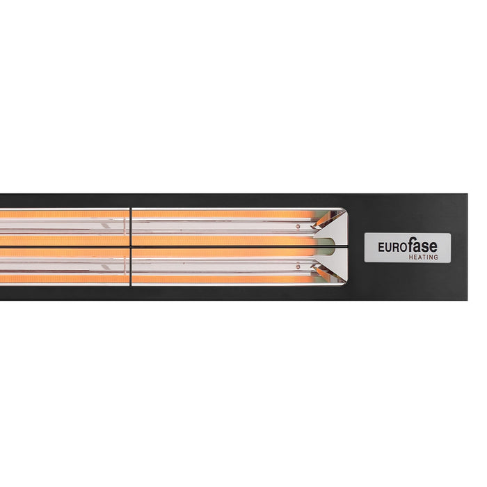 Innova Eurofase LP40208B 4000 Watts LP40 Series Infrared Heater 208V 64.30 in. x 9.00 in. x 4.7 in. - Black