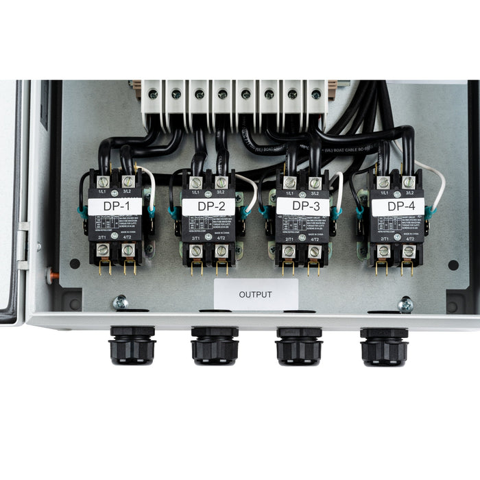 Innova Eurofase EFCB48M4 Controls Contactor Box 480V 14.00 in. x 6.00 in. x 16 in. - Light gray