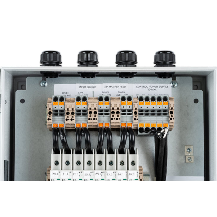 Innova Eurofase EFCB48M2 Controls Contactor Box 480V 12.00 in. x 6.00 in. x 14 in. - Light gray