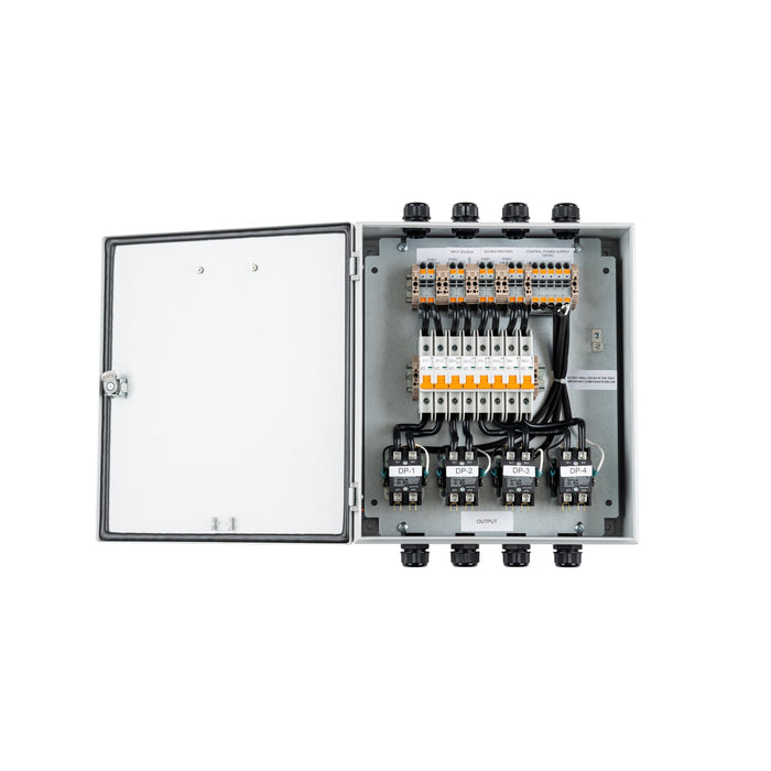 Innova Eurofase EFCB48M1 Controls Contactor Box 480V 12.00 in. x 6.00 in. x 14 in. - Light gray