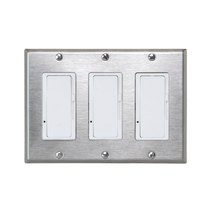 Innova Eurofase EFSSPS3 Controls Switch 240V6.50 in. x 2.50 in. x 4.5 in. - Stainless Steel