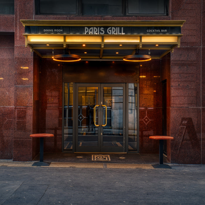 BROMIC BH0920001-1 Eclipse Electric 9000 BTU 12.1A Infrared Radiant Patio Heater - 27.6 x 27.6 x 4.4 in. - Black