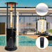 2-PACK of Paragon Outddoor OH-BL32-7R - Liquid Propane Helios Round Flame Tower Heater with Remote Control - Satin Black