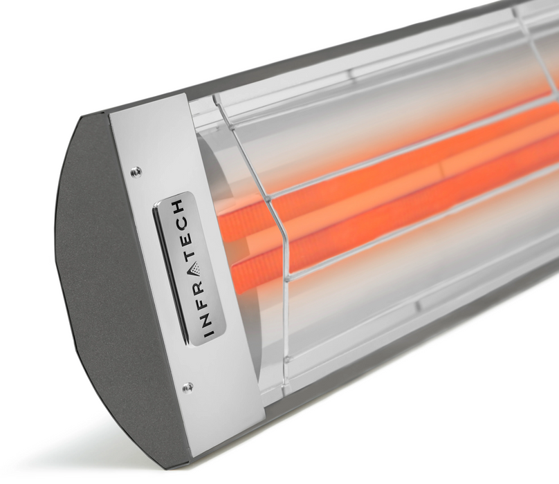 Infratech CD Series Dual Element Patio Heater in Gray Color