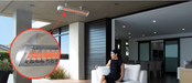 Infratech CD Series Dual Element Traditional Motif Patio Heater in Stainless Steel