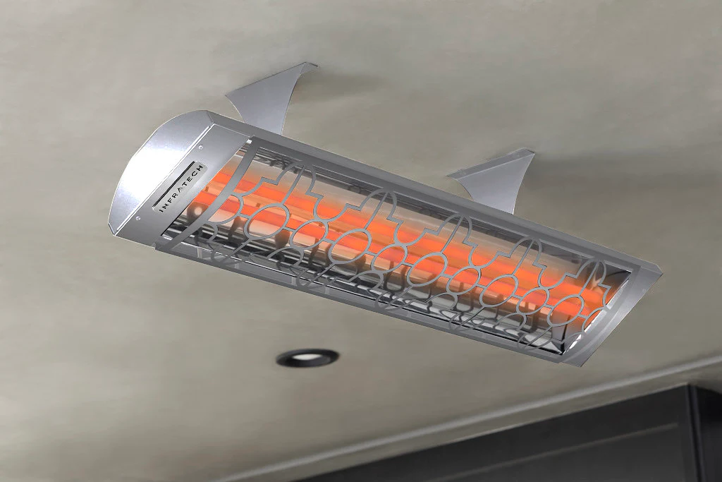 Infratech C Series Single Element Mediterranean Motif Stainless Steel