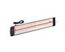Infratech C Series Single Element Patio Heater in Black Color with Plug