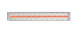 Infratech C Series Single Element Contemporary Motif Stainless Steel Color
