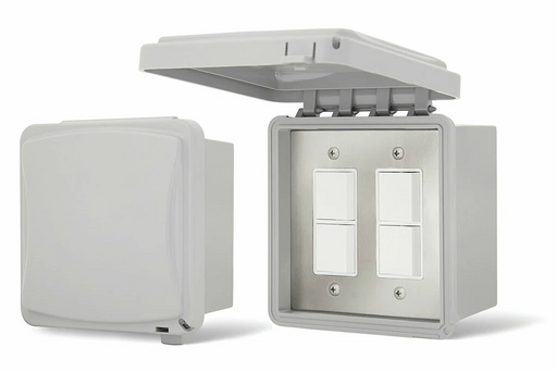 Infratech Duplex Stack Switch Dual Surface Mount with Weatherproof Box