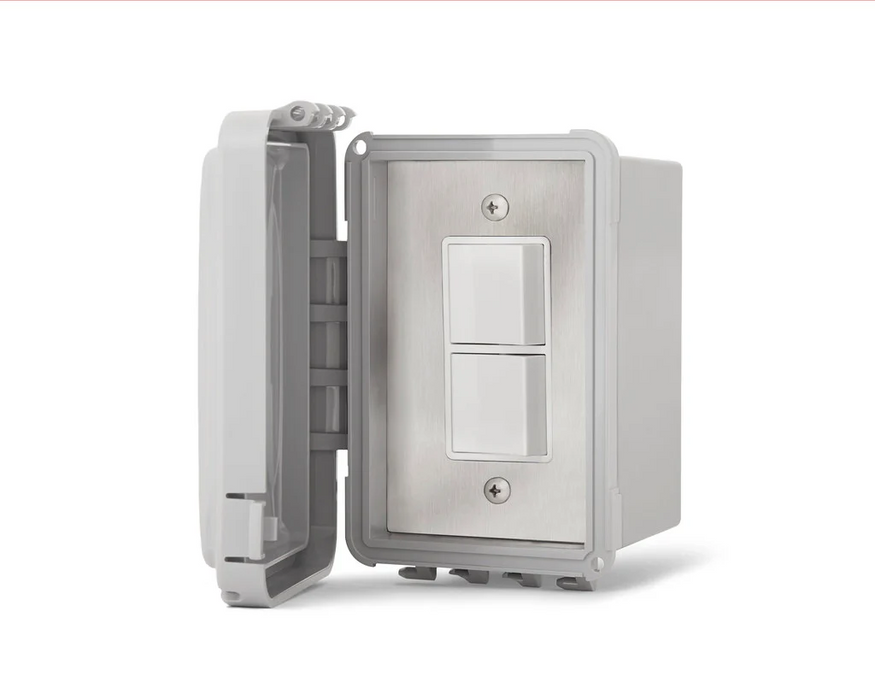 Infratech Duplex Stack Switch Single Surface Mount with Weatherproof Box