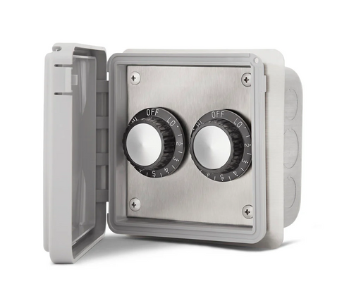 Infratech Input Regulator Dual Flush Mount with Weatherproof Cover