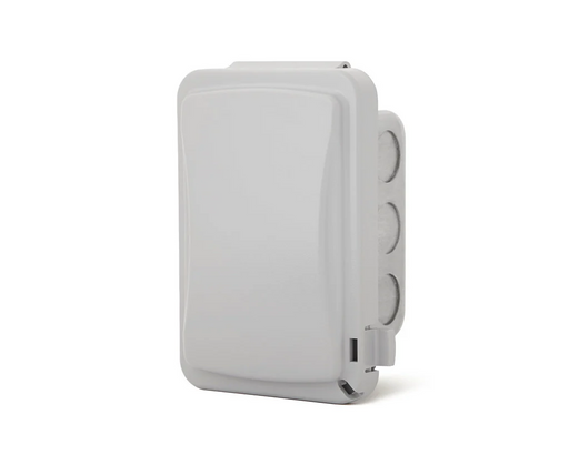 Infratech Input Regulator Single Flush Mount with Weatherproof Cover