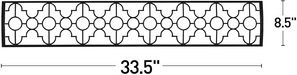 Infratech Mediterranean Motif Upgrade Kit in Black Color